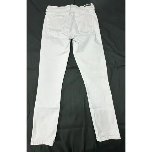 COH Women's Rocket Crop High Rise Skinny Light Purple Denim Jeans  Size 28x25.5* - Picture 2 of 9